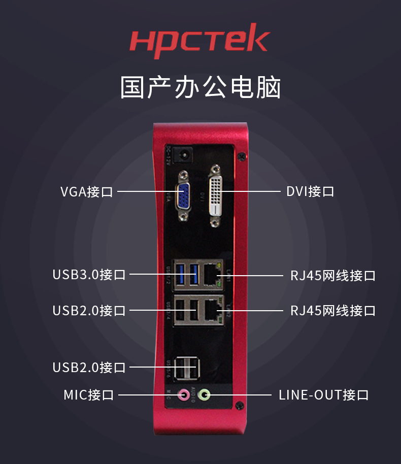 【它來了】基于龍芯3A4000的國產辦公電腦-桌面型機箱來了~