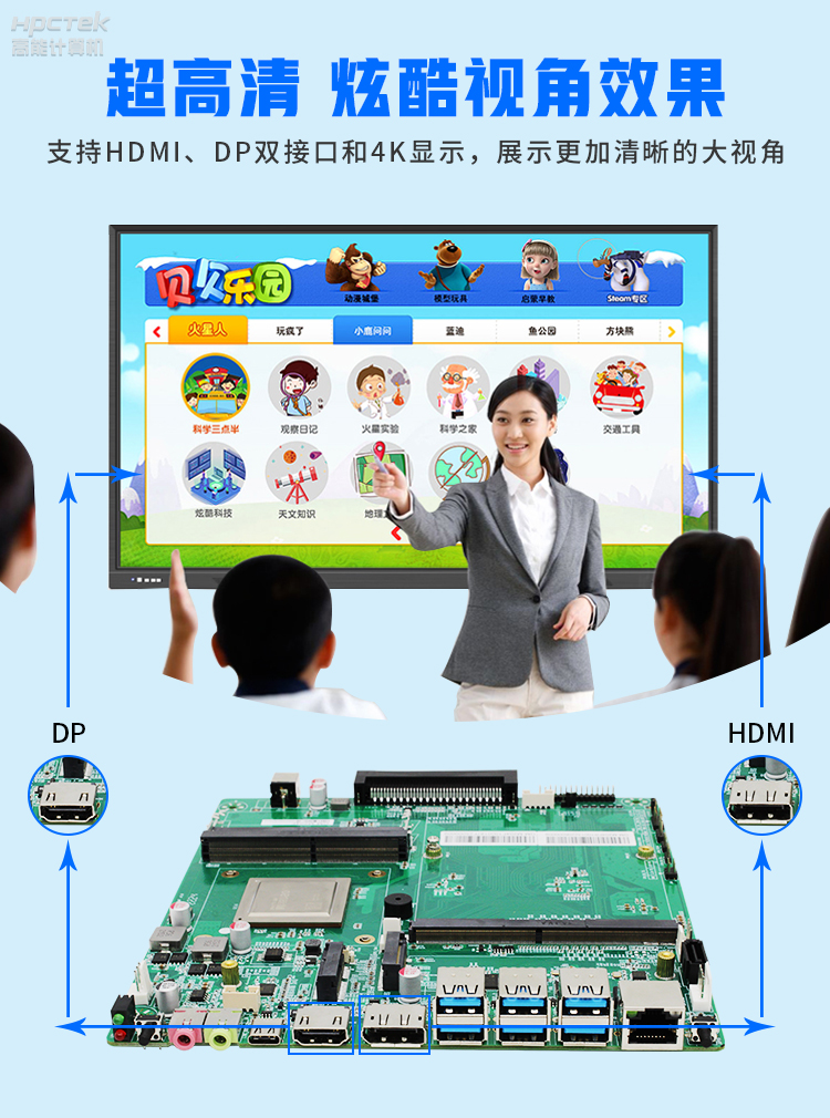 【高能計算機(jī)新品發(fā)布】飛騰D2000國產(chǎn)OPS主板，讓教育設(shè)備智慧融合！(圖5)